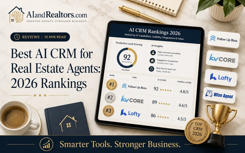 Best AI CRM for Real Estate Agents: 2026 Rankings thumbnail