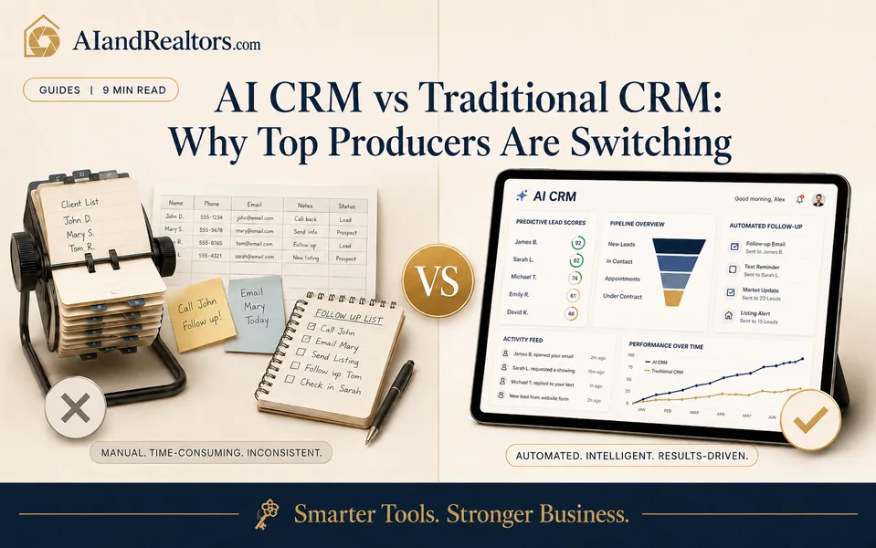AI CRM vs Traditional CRM: Why Top Producers Are Switching thumbnail