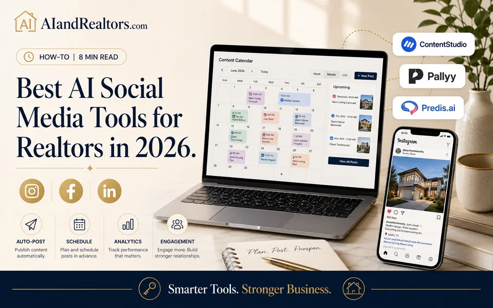 Best AI Social Media Tools for Realtors in 2026 thumbnail