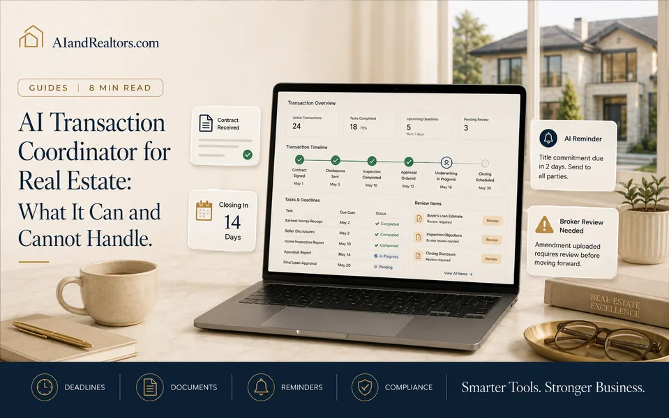 AI Transaction Coordinator for Real Estate: Save 10+ Hours Per Closing thumbnail