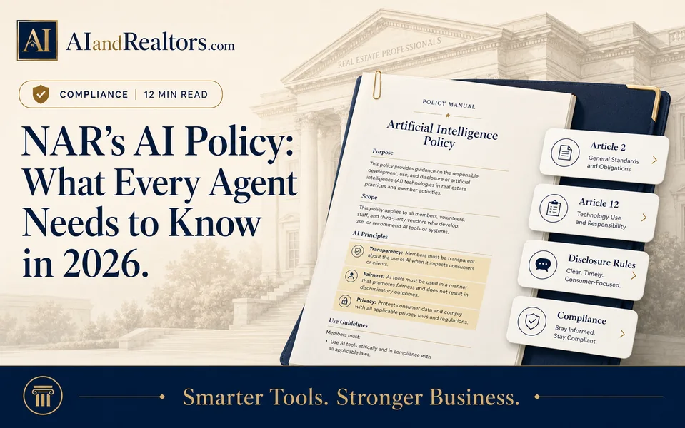 NAR's AI Policy: What Every Agent Needs to Know in 2026 thumbnail