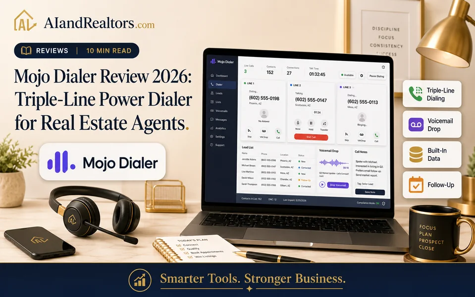 Mojo Dialer Review 2026: Triple-Line Power Dialer for Real Estate Agents thumbnail