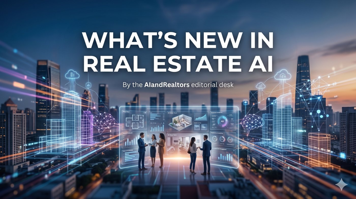 What's New in Real Estate AI &mdash; editorial dispatch from the AIandRealtors editorial desk