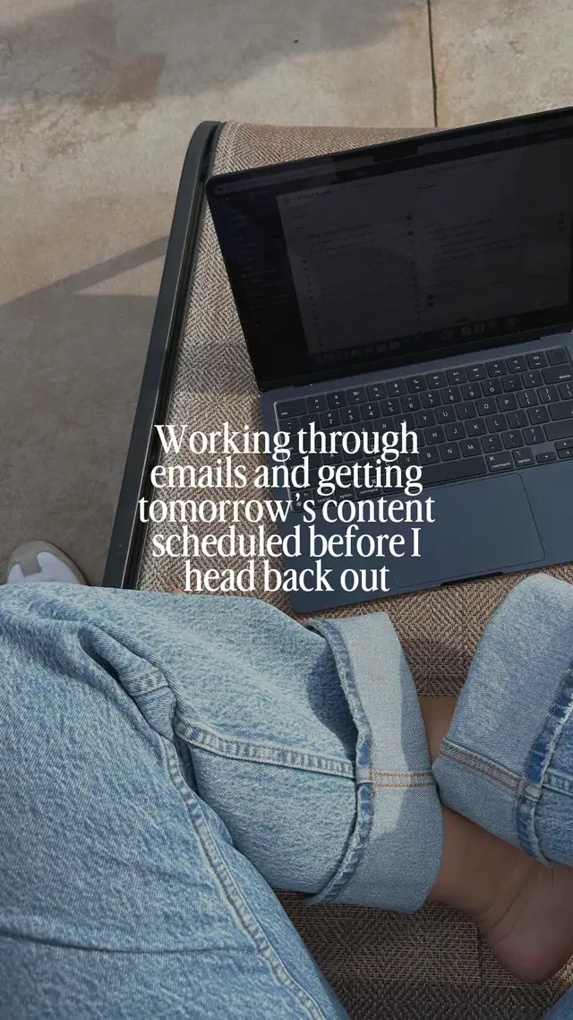 Coffee and Contracts day-in-the-life Instagram Story template