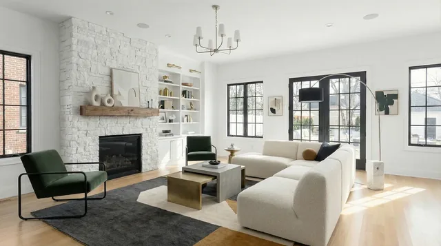 Reel Estate AI staging rendered in the Modern interior style